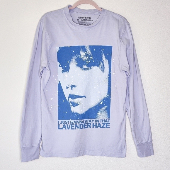 Taylor Swift Lavender Haze Long Sleeved Tee S - Picture 3 of 5